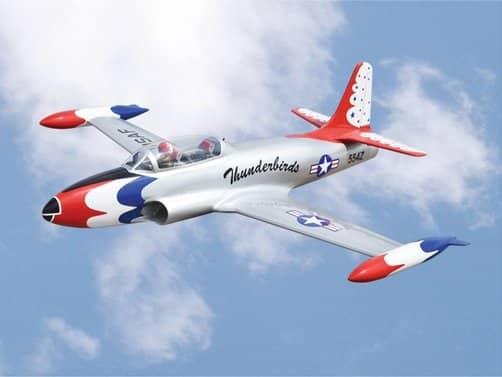 Actual product image Black Horse T-33 Thunderbirds ARF 1400mm (Jet)