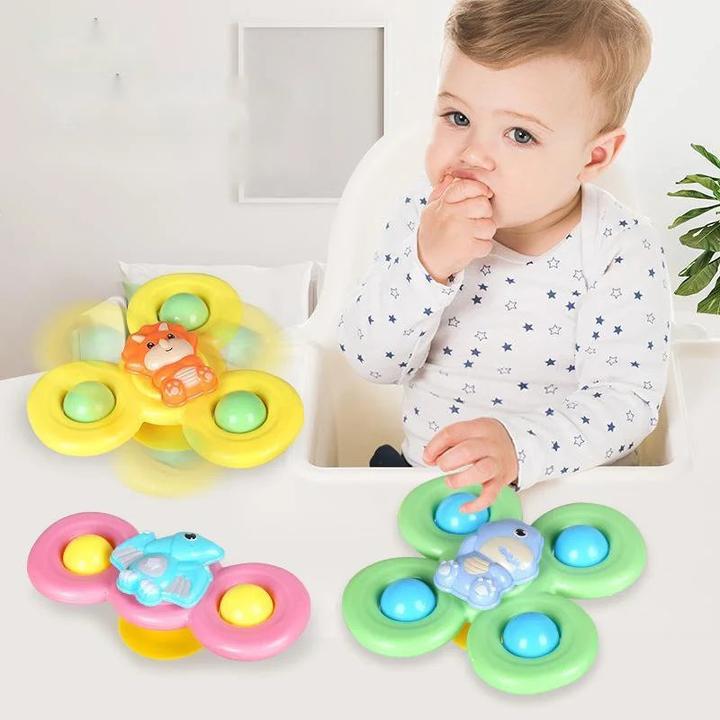 Image du produit Activity Board 3PCS Spinner Cup Spinner Bath Toy for Children Sensory Stress Relief Spinning Educational Toys Baby