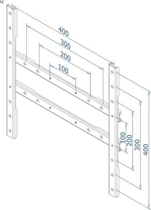 Produktbild Neomounts Fpma-Vesa425 (Wand, 60")