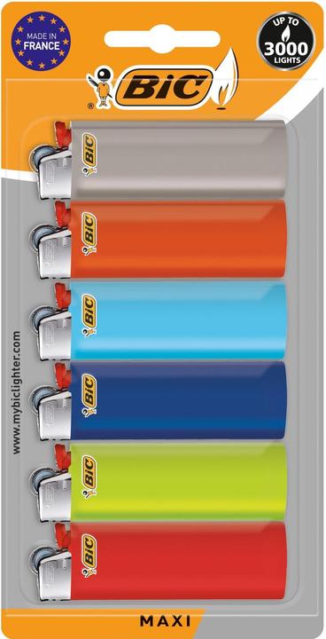 Bic Briquet à friction J26 Maxi, pack de 6