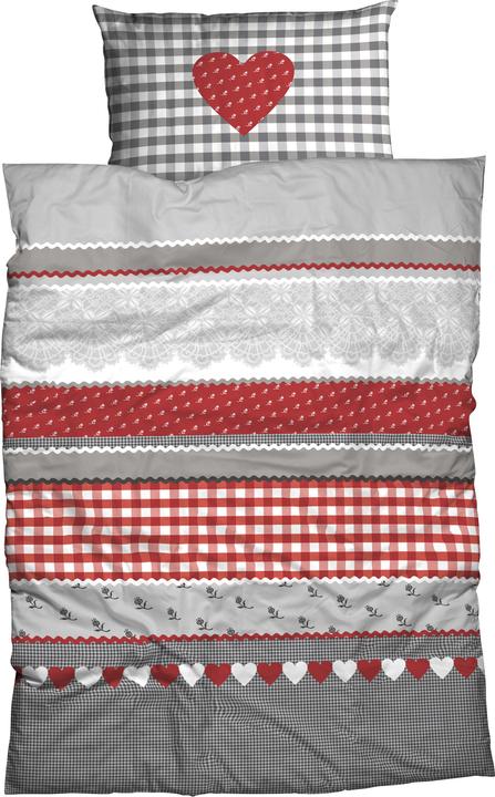Casatex Herz Karo (Bettwäsche Set, 80x80 cm, 135x200 cm)
