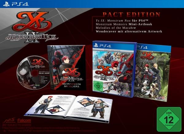 Produktbild NIS Ys IX: Monstrum Nox Pact Edition (PS4, DE)