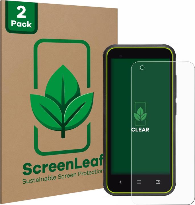 Actual product image ScreenLeaf Protective film sustainable screen protector screen protector film clear transparent