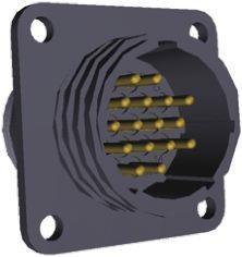 Produktbild TE Connectivity Buchsengehäuse Gröss2 17 CPC 16-polig