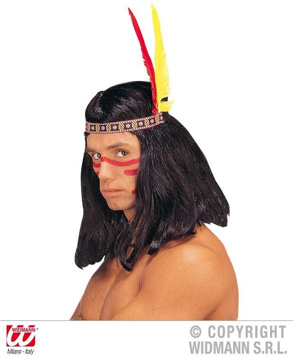 Actual product image Widmann Indian feather ornament