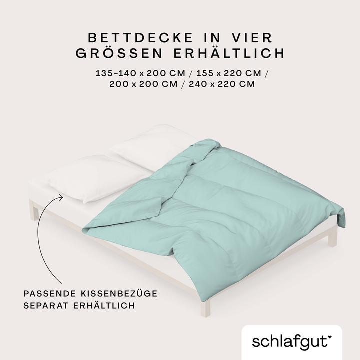 Actual product image schlafgut Woven Satin (Duvet cover, 140 x 200 cm)