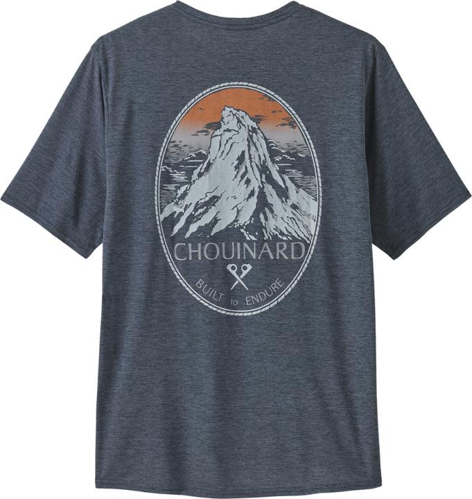 Actual product image Patagonia |M's Cap Cool Daily Graphic Shirt - Lands-M-Smolder Blue