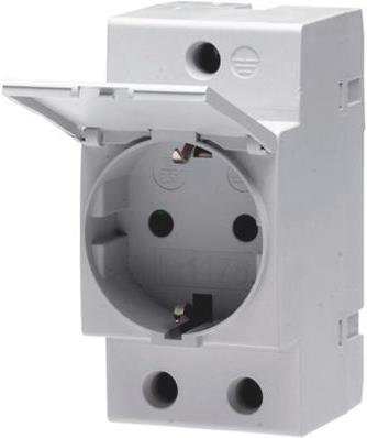 Produktbild ABB German Schuko Din Rail Socket IP30 cover