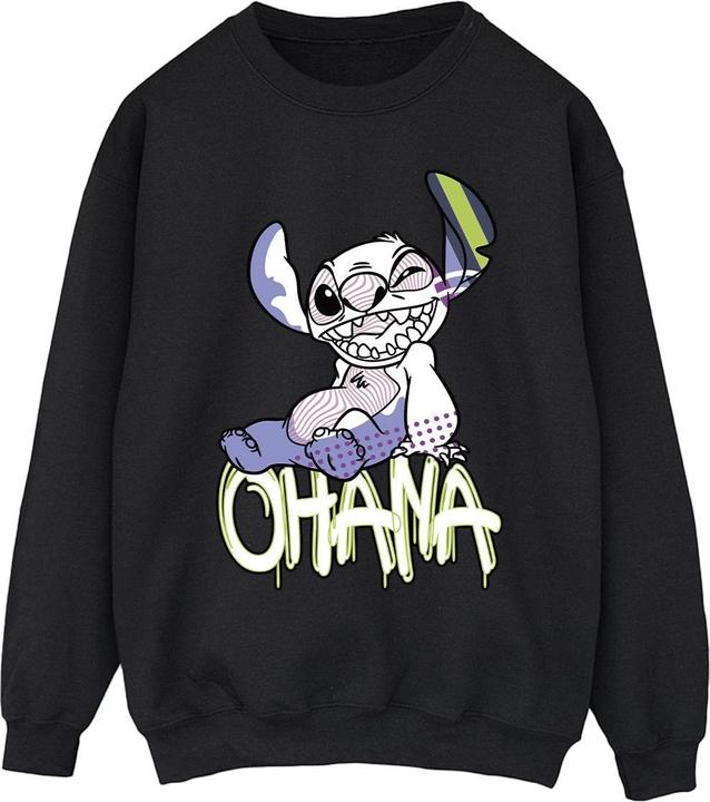 Immagine prodotto Disney Lilo And Stitch Ohana Graffiti Felpa Uomo (M)