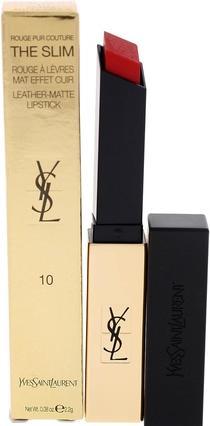 Actual product image Yves Saint Laurent Rouge Pur Couture The Slim (Corail Antinomique 10)