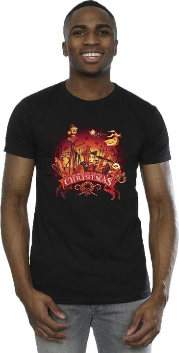 Image du produit Disney - T-shirt THE NIGHTMARE BEFORE CHRISTMAS SCARY CHRISTMAS - Homme (XL)