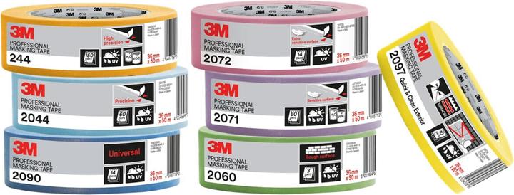 Actual product image Scotch Masking tape 2060 18mmx50m green (18 mm)