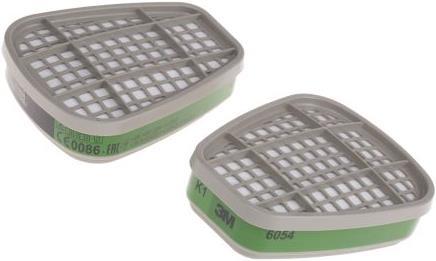 Actual product image 3M K1 6054 respirator ammonia filter (K1, 2 x)