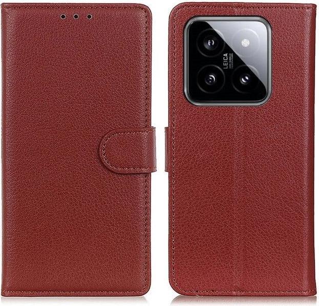 Produktbild MU Classic Litchi Leder Bookcover Series (Xiaomi 14 Pro)