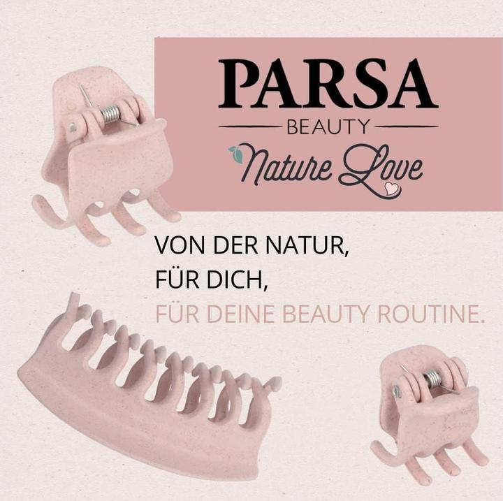 Image du produit Parsa Beauty Pince à cheveux PARSA Nature Love, rose Grand, 6 pcs, en paille de blé (6 pcs)