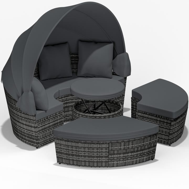 Wickerwork grey, Covers anthracite