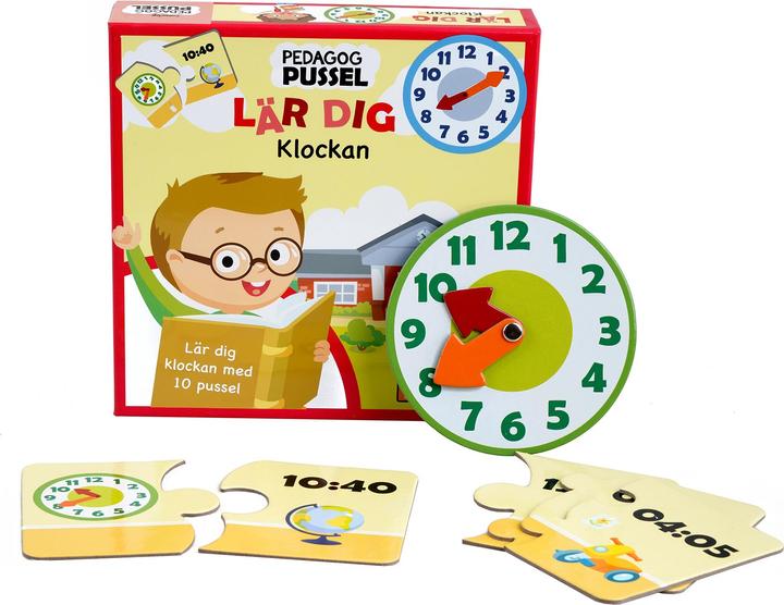 Produktbild Barbo Toys Barbo Classic Pedagog Pussel Lär Dig Klockan (SE)