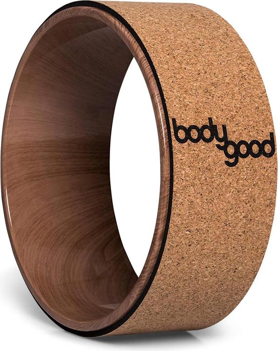 Produktbild BodyGood Yoga Rad Holz aus rutschfestem Kork -