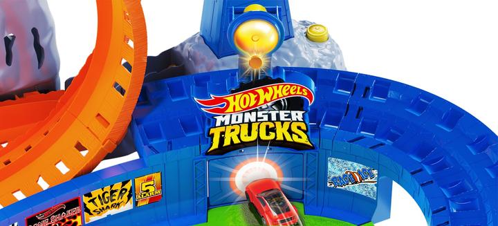 Produktbild Hot Wheels Monster Trucks Vulkan Arena Spielset
