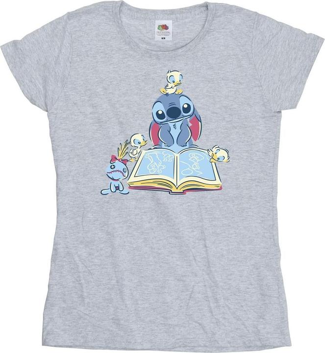 Produktbild Disney Lilo & Stitch Reading A Book TShirt (M)