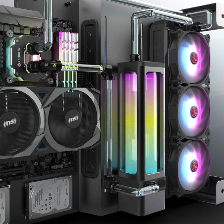 Actual product image Raijintek SCYLLA PRO CA240 ARGB water cooling kit