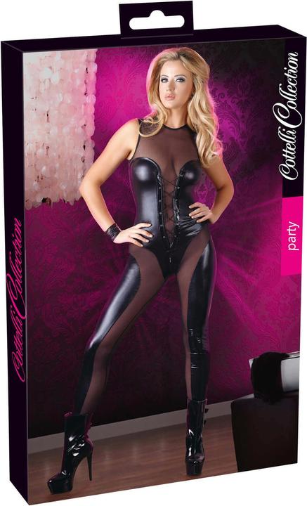 Image du produit Cottelli Collection Combinaison wetlook à laçage (S)