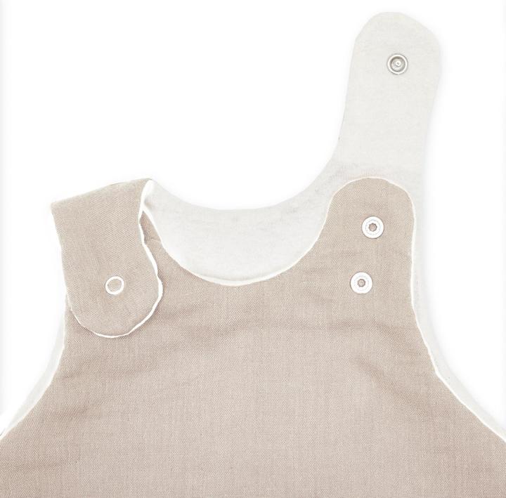 Image du produit Julius Zöllner Sac de couchage bébé toute l'année Musselin Sand Gr. 68/74 (74 cm, 2.5 TOG)