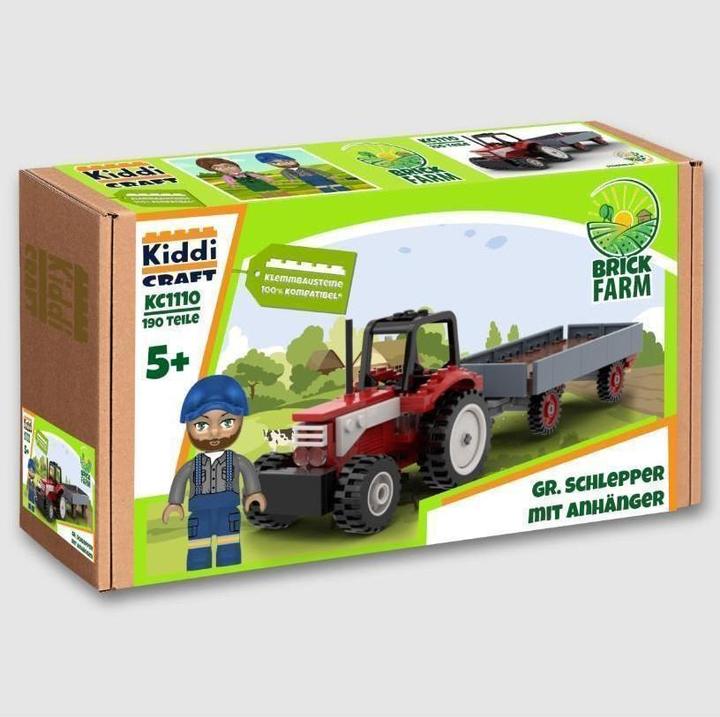 Produktbild Kiddicraft Grosser Schlepper mit Anhänger