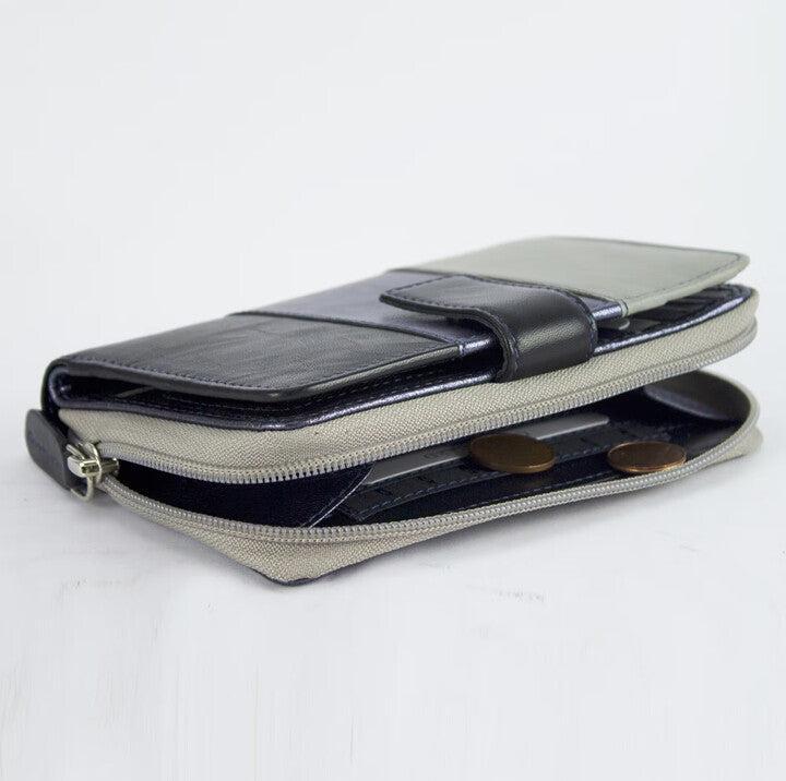 Actual product image Sunsa Ladies Wallet Purse Leather Recycled Large No.6