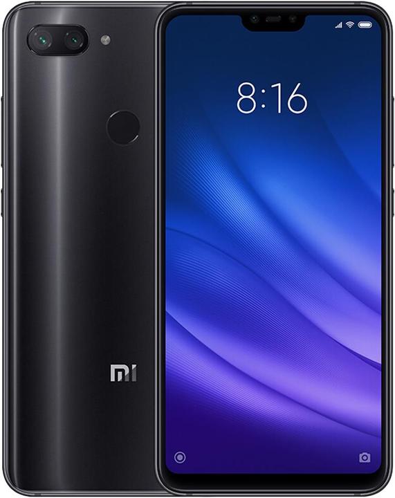 Xiaomi Mi 8 Lite (64 GB, Midnight Black, 6.26", Hybrid Dual SIM, 12 Mpx, 4G)