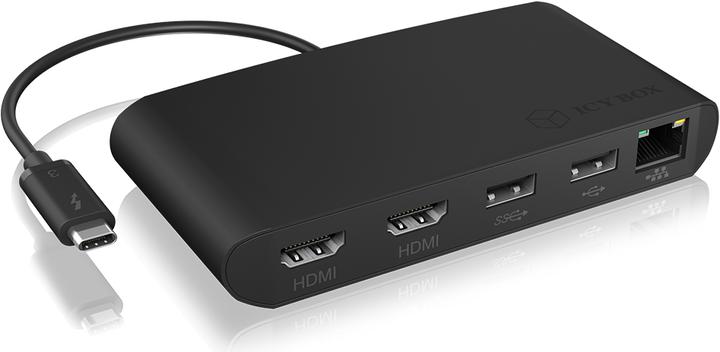 Produktbild Icy Box IB-DK405-TB3 (USB-A, 5 Ports)