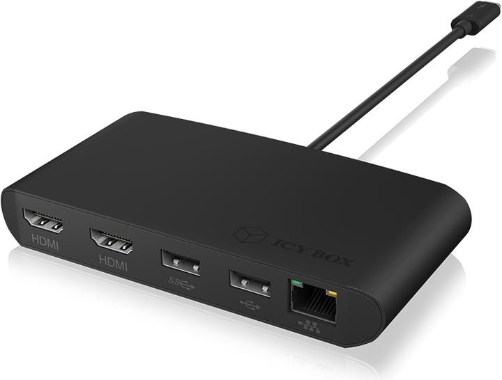 Produktbild Icy Box IB-DK405-TB3 (USB-A, 5 Ports)
