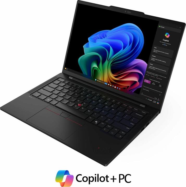 Image du produit Lenovo ThinkPad T14s Gen 6 (14", Snapdragon X Elite X1E-78-100, 32 Go, 1000 Go, CH)
