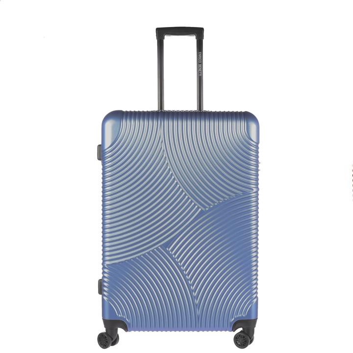 Actual product image Enrico Benetti Louisville 3 Trolley Set Denim Blue (104 l)