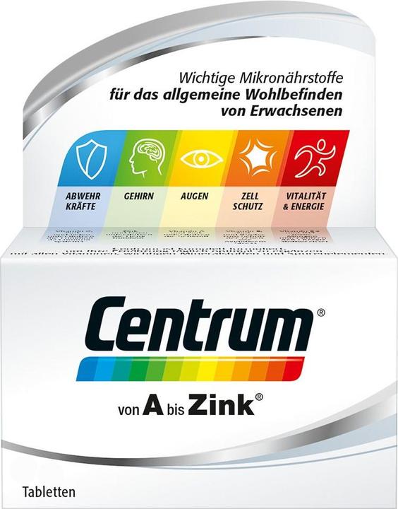 Actual product image Centrum A Zinc (100 Piece, Capsules, 175 g)