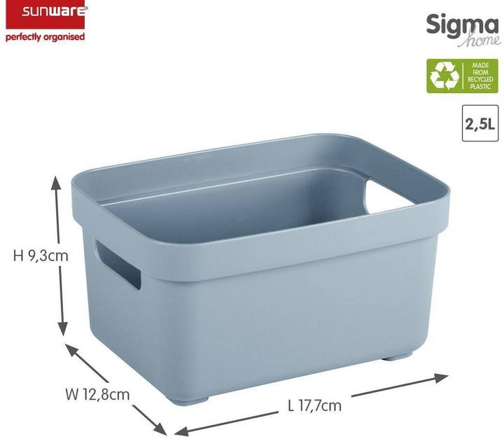 Produktbild Sunware Sigma home Aufbewahrungsbox 2,5L blau (2.50 l)