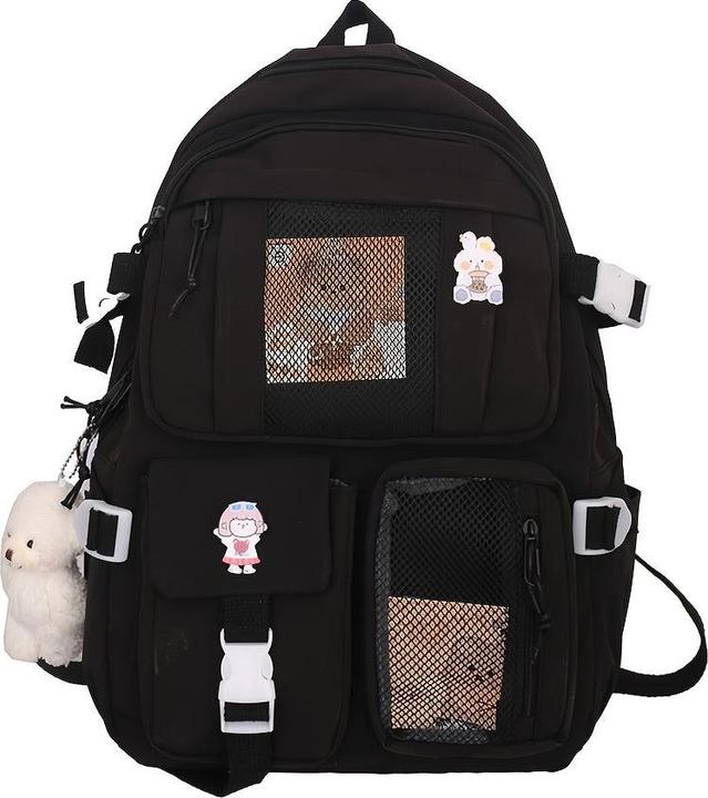 Image du produit Only-Bags.Store Sac à dos de voyage multi-poches imperméable College School Bag Transparent Bag