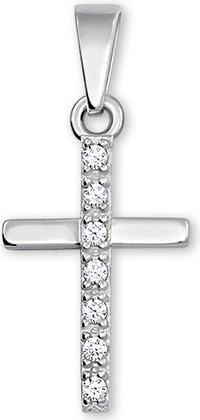 Produktbild Brilio Silver - Glittering silver cross pendant 446 001 00426 04