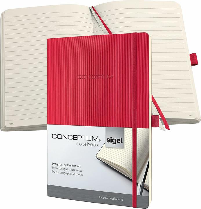 Produktbild Sigel Notizbuch CONCEPTUM Softcover Softwave (A4, Liniert, Weicher Einband)