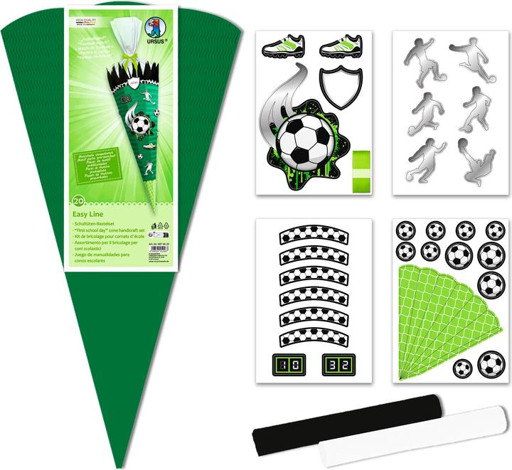 Produktbild Ursus Schultüten-Bastelset "Fussballspiel" (68 cm, 8 x)