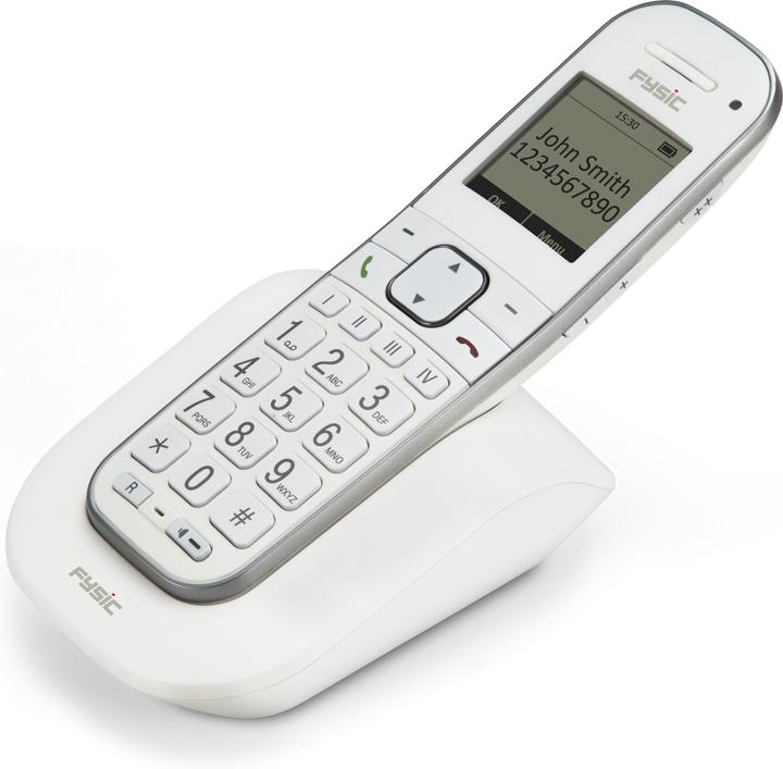 Image du produit Fysic FX-9000 Senioren DECT telefoon - Extra luid gespreksvolume voor slechthorenden - Wit