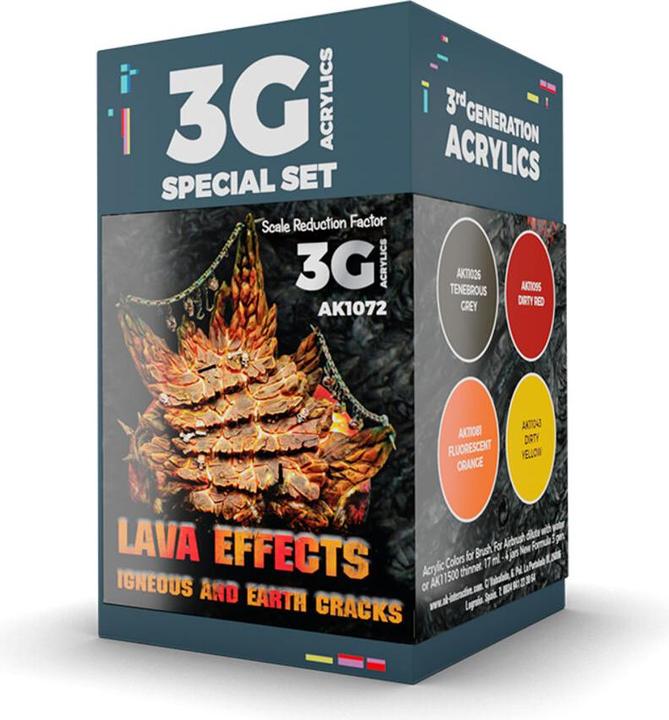 Produktbild AK Interactive Ak Set de Peinture - Wargame Set : Lava Effects