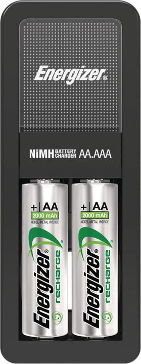 Actual product image Energizer Recharge Mini (2 pcs., AA, 2000 mAh, Battery + charger)
