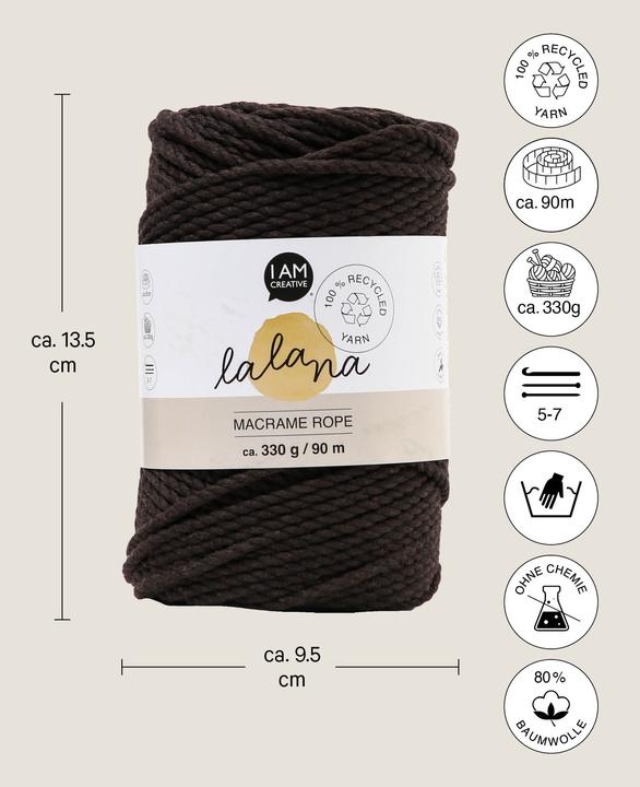 Image du produit Lalana Macrame Rope (90 m)