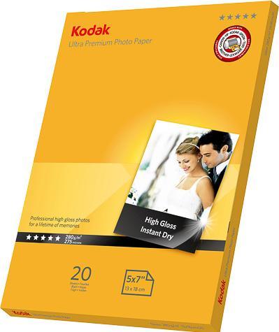 Actual product image Kodak Ultra Premium Photo Paper White Glossy (280 g/m², 13 x 18 cm, 20 x)