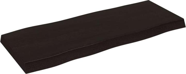 Produktbild VidaXL Tischplatte 100x40x6 cm Massivholz Eiche Behandelt (100 x 40 x 6 cm)