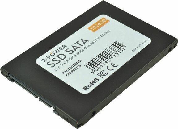 Produktbild 2-Power 1TB SSD 2.5 SATA 6Gbps 7mm (1000 GB, 2.5")