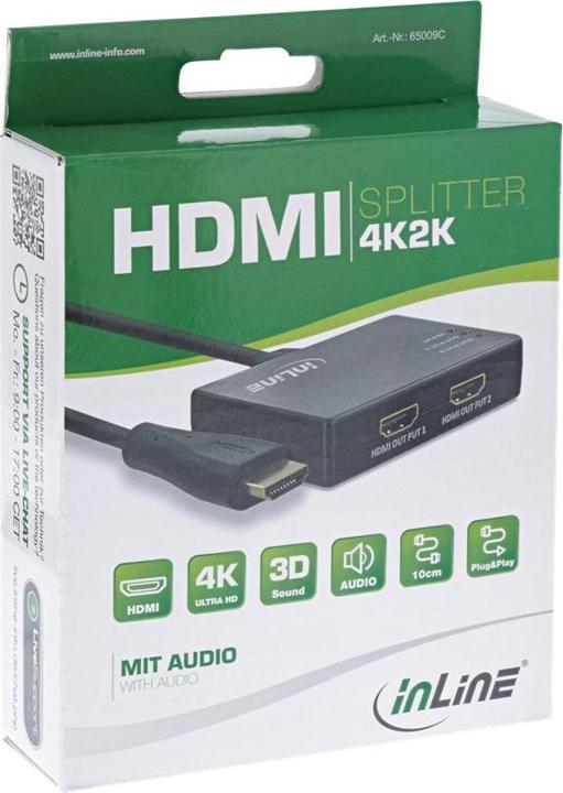 Produktbild InLine HDMI Splitter/Verteiler