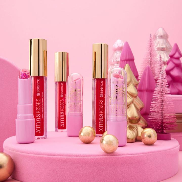 Produktbild essence Shimmer lip oil XMAS KiSSES 01 Kiss & Wish! (Öl, 2.60 ml)