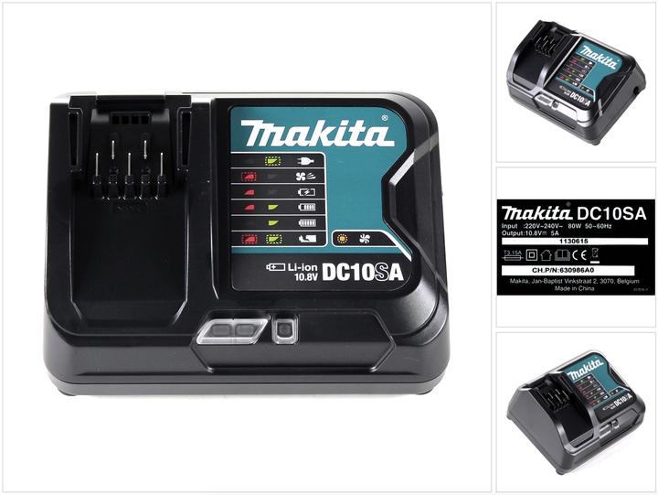 Actual product image Makita DC 10 SA Quick Charger 10.8 V for Li-Ion batteries ( 197347-2 ) (10.8 V)